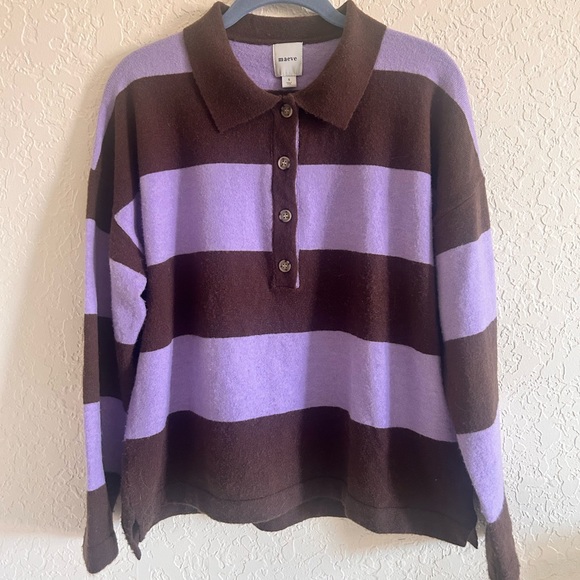 Maeve Anthropologie Rugby Sweater - Picture 6 of 7